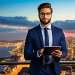 규제준수 자격시험의 주요 공부 방법 - **Prompt 1: Aspiring Professional in Regulatory Compliance**
    "A confident young professional, ap...