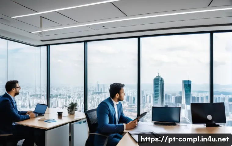 규제준수 자격시험에서 자주 묻는 질문 - A modern office scene showing a diverse group of professionals engaged in a regulatory compliance wo...